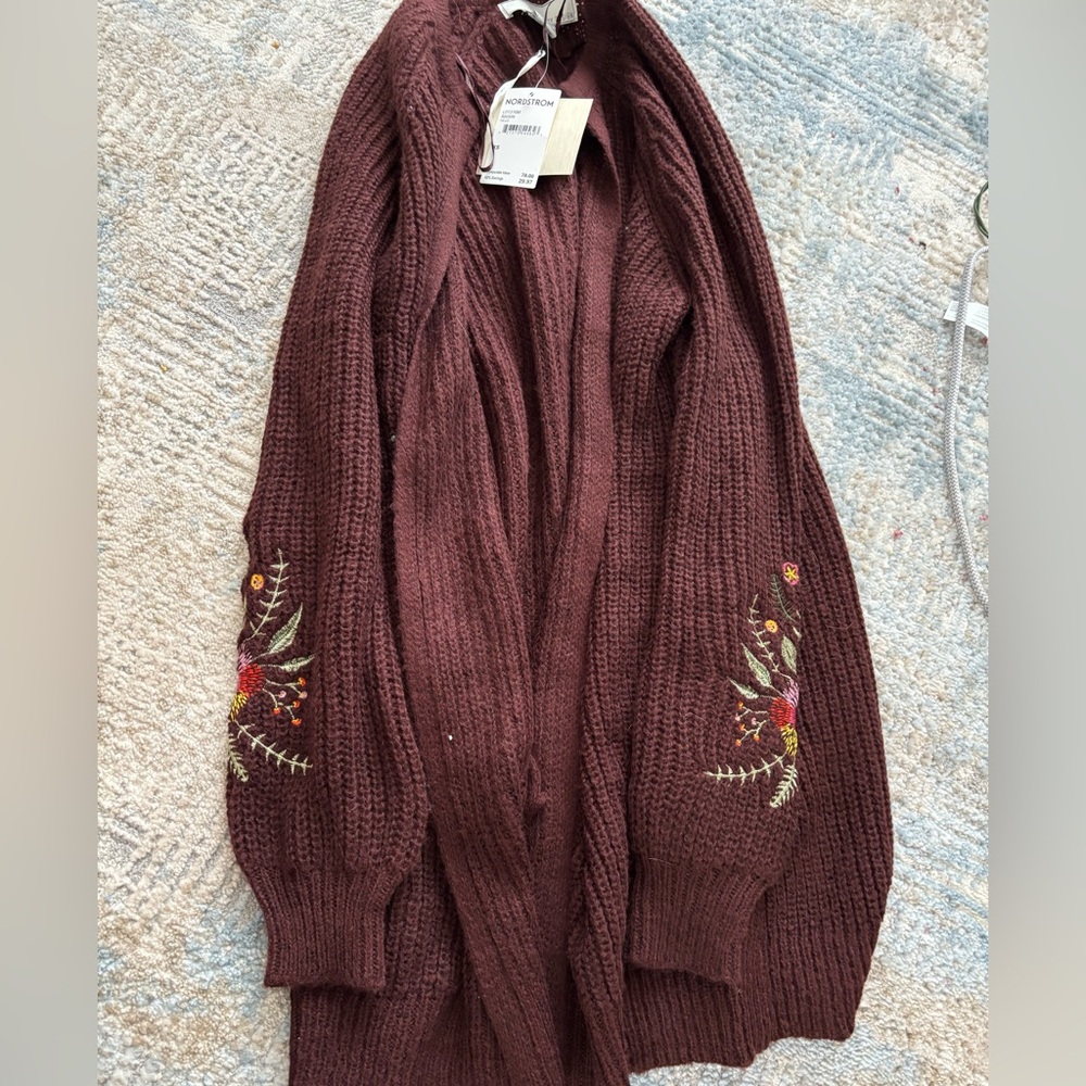 Flower cardigan